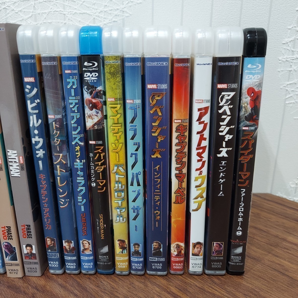 マーベル DVD 23作品 ブルーレイなし ケースなし MCU アベンジャーズ