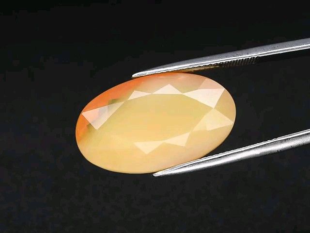 No.189 イエローオパール 約17.6ct 約24mm×14mm アフリカ産