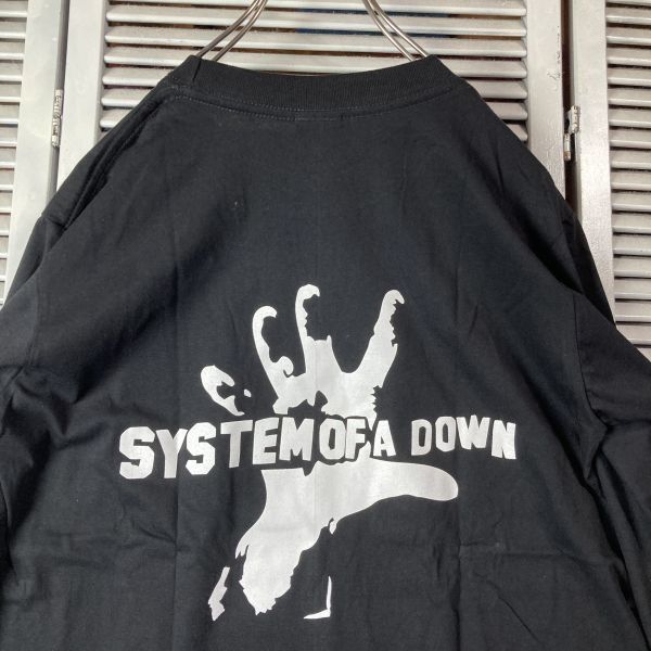 1スタ ZPX 黒 バンド 長袖 Tシャツ ロンT システムオブアダウン SYSTEM OF A DOWN 長袖 90s 00s_画像10