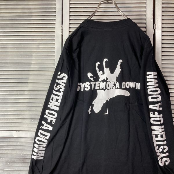 1スタ ZPX 黒 バンド 長袖 Tシャツ ロンT システムオブアダウン SYSTEM OF A DOWN 長袖 90s 00s_画像8