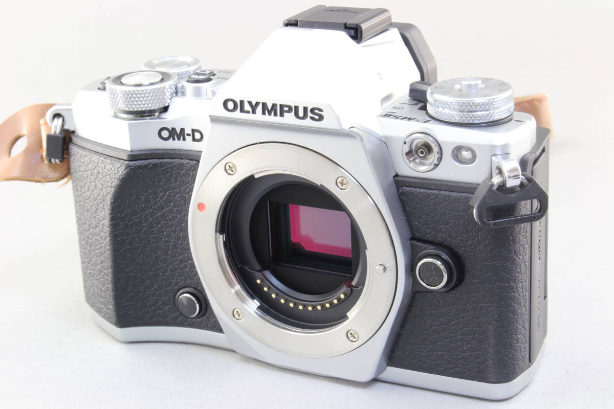 AA (新品級) OLYMPUS オリンパス OM-D E-M5 Mark II シルバー ボディ ショット数2123回 初期不良返品無料 領収書発行可能_画像5