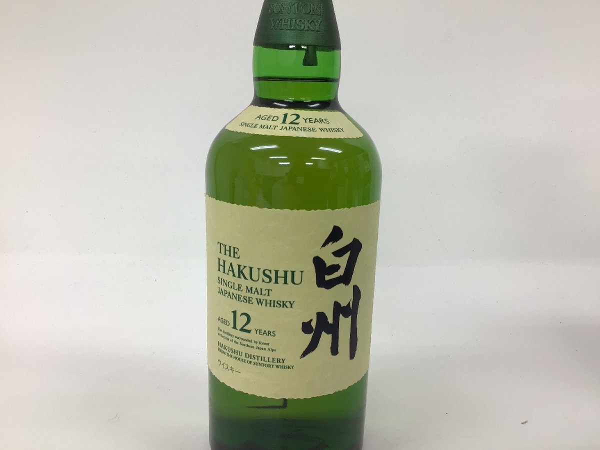 82サントリー白州12年シングルモルトウイスキー700ml【重量番号:2】_画像2