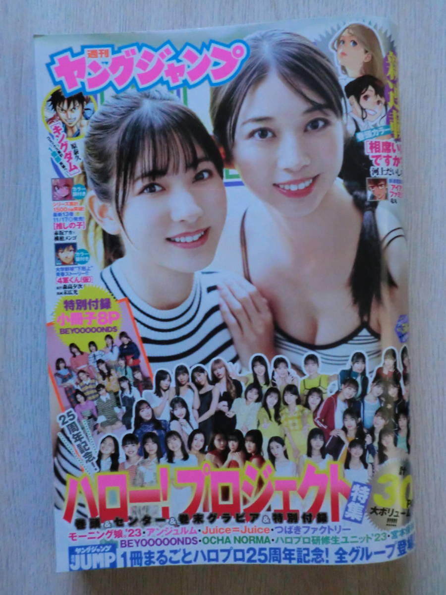 ★☆週間ヤングジャンプ 2023 No.50特大号 牧野真莉愛＆北川莉央 ハロー！プロジェクト25周年の現在地 付録「BEYOOOOONDS 8P小冊子」☆★_画像1