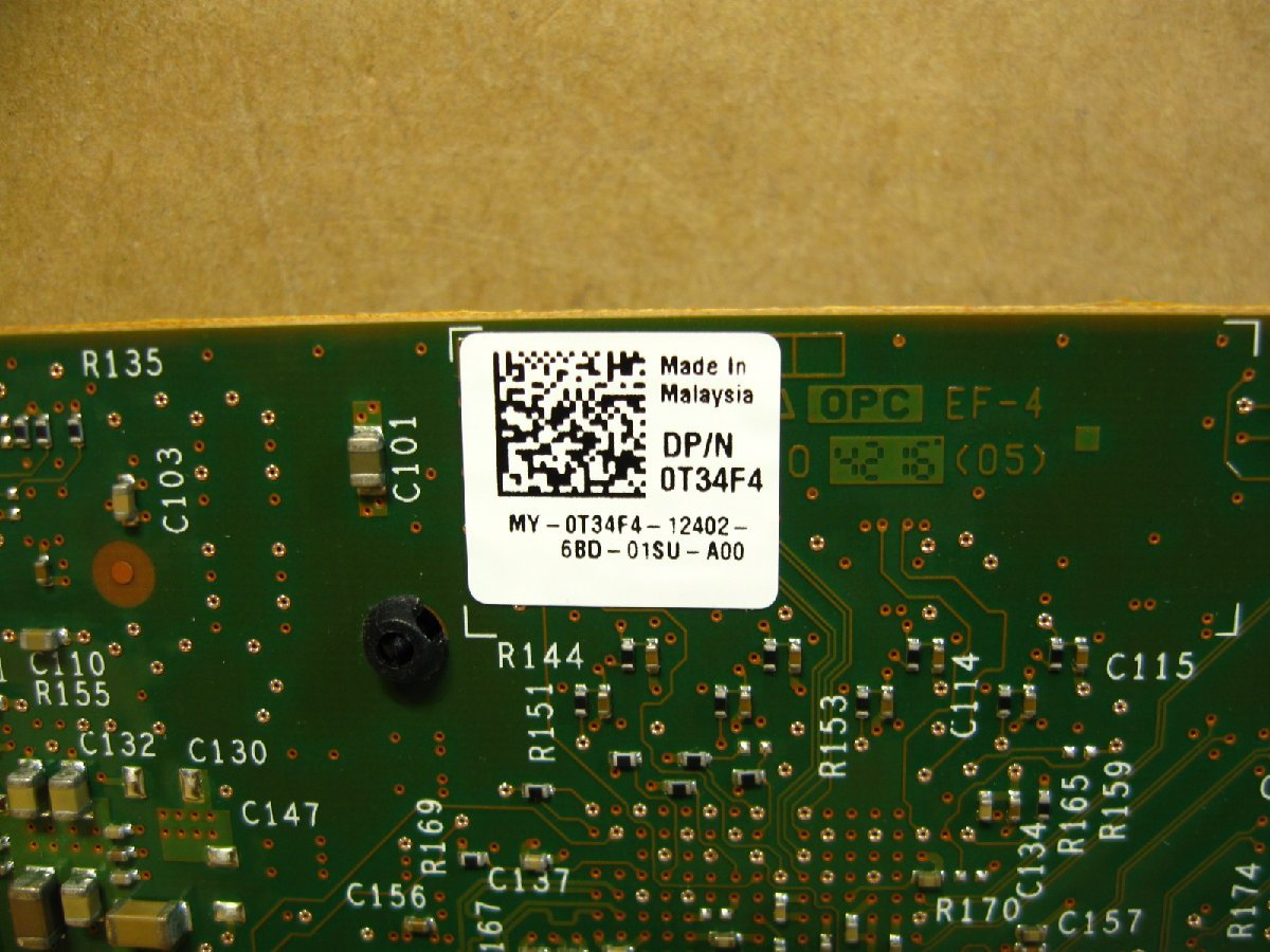 ▽intel I350-T4 Ethernet Server Adapter LANカード 4ポート PCI-EX 中古 ギガビット H86875-003 DELL MY-0T34F4 ロープロファイル_画像5