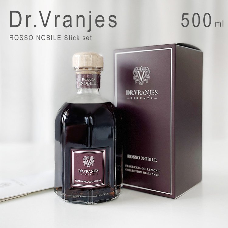 新品 1円スタート Dr.Vranjes ドットールヴラニエス デュフューザー ルームフレグランス ROSSO NOBILE ロッソ・ノービレ 500ml_画像1