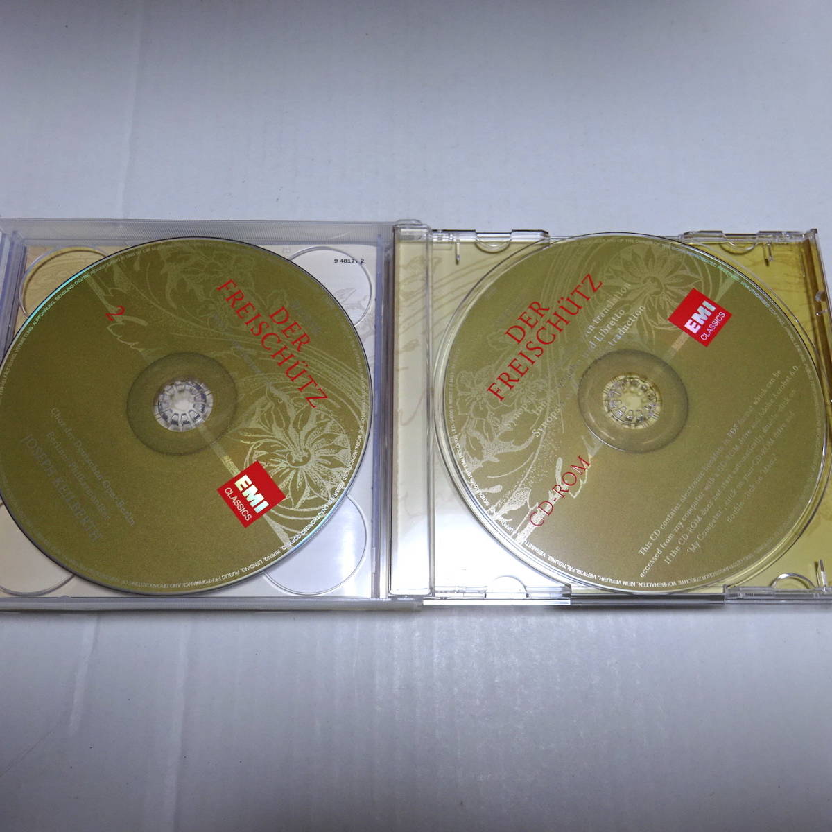 輸入盤/2CD「ウェーバー：魔弾の射手 全曲」グリュンマー/ショック/カイルベルト＆ベルリン・フィル_画像4