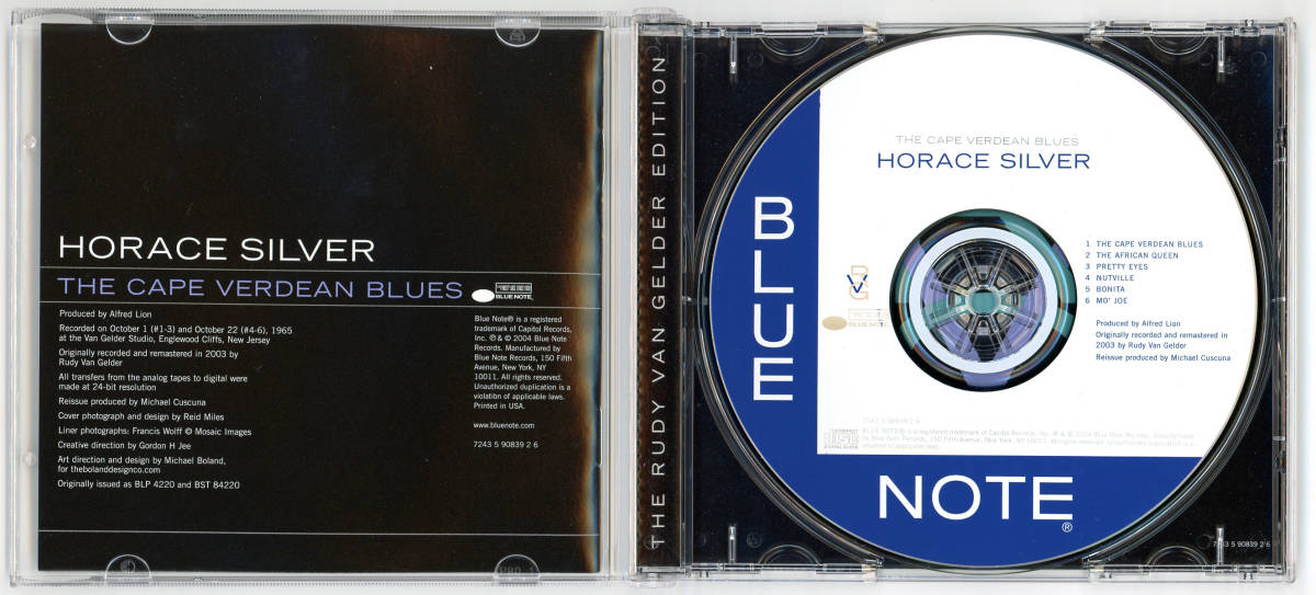 ホレス・シルバー Horace Silver - The Cape Verdean Blues, 輸入盤 (Blue Note)_画像3