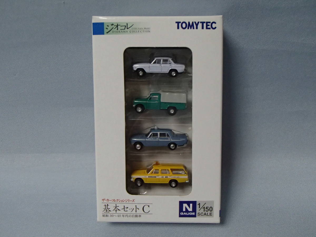 ジオコレ 1/150 ザ・カーコレクション 基本セットC 昭和30～40年代の自動車の画像1