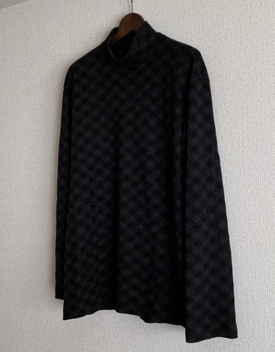 yohji yamamoto pour homme 後ろジップのニット　３　黒系 ヨウジ　ワイズ　Y's　セーター_画像10