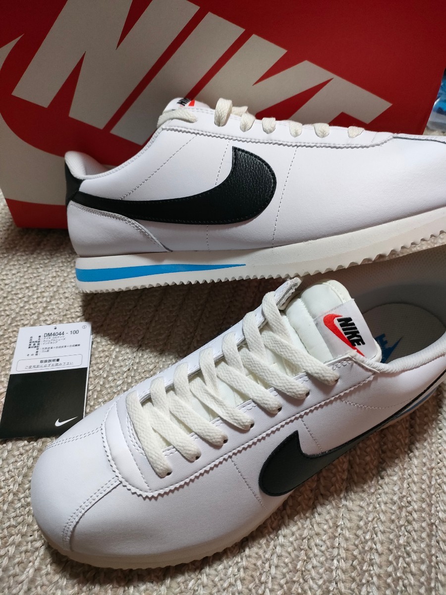 新品 NIKE コルテッツ レザー 28.5cm US10.5 ホワイト ブラック 新品 NIKE コルテッツ レザー 28.5cm US10.5 ホワイト ブラック