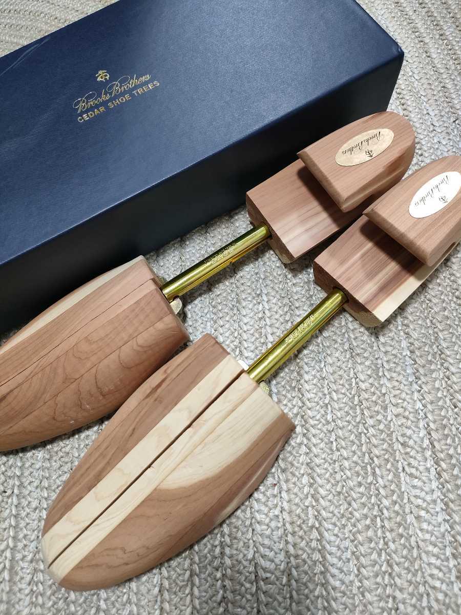 新品 アメリカ製 BROOKS BROTHERS シューツリー シューキーパー XL ブルックスブラザーズ made in USA セダー シダー 赤松 SHOE TREE _画像1