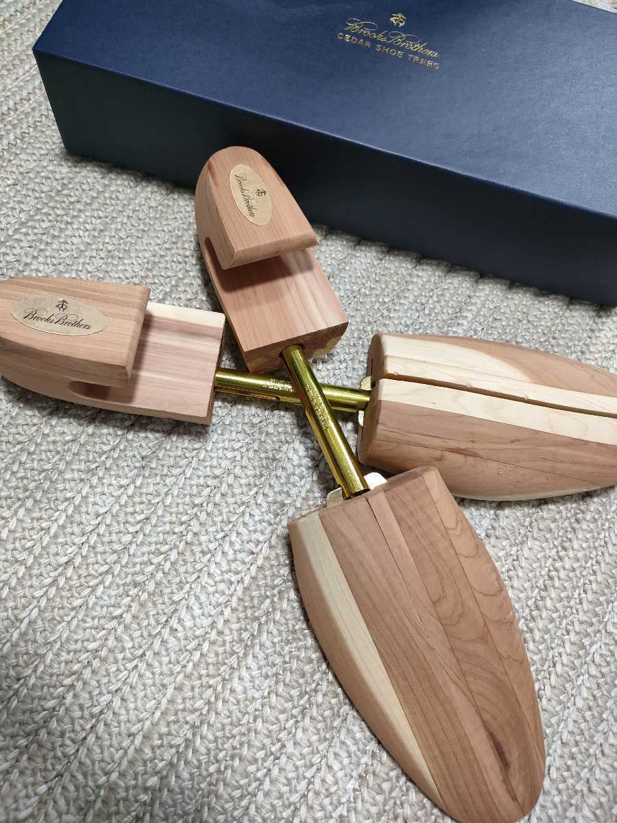 新品 アメリカ製 BROOKS BROTHERS シューツリー シューキーパー XL ブルックスブラザーズ made in USA セダー シダー 赤松 SHOE TREE _画像2