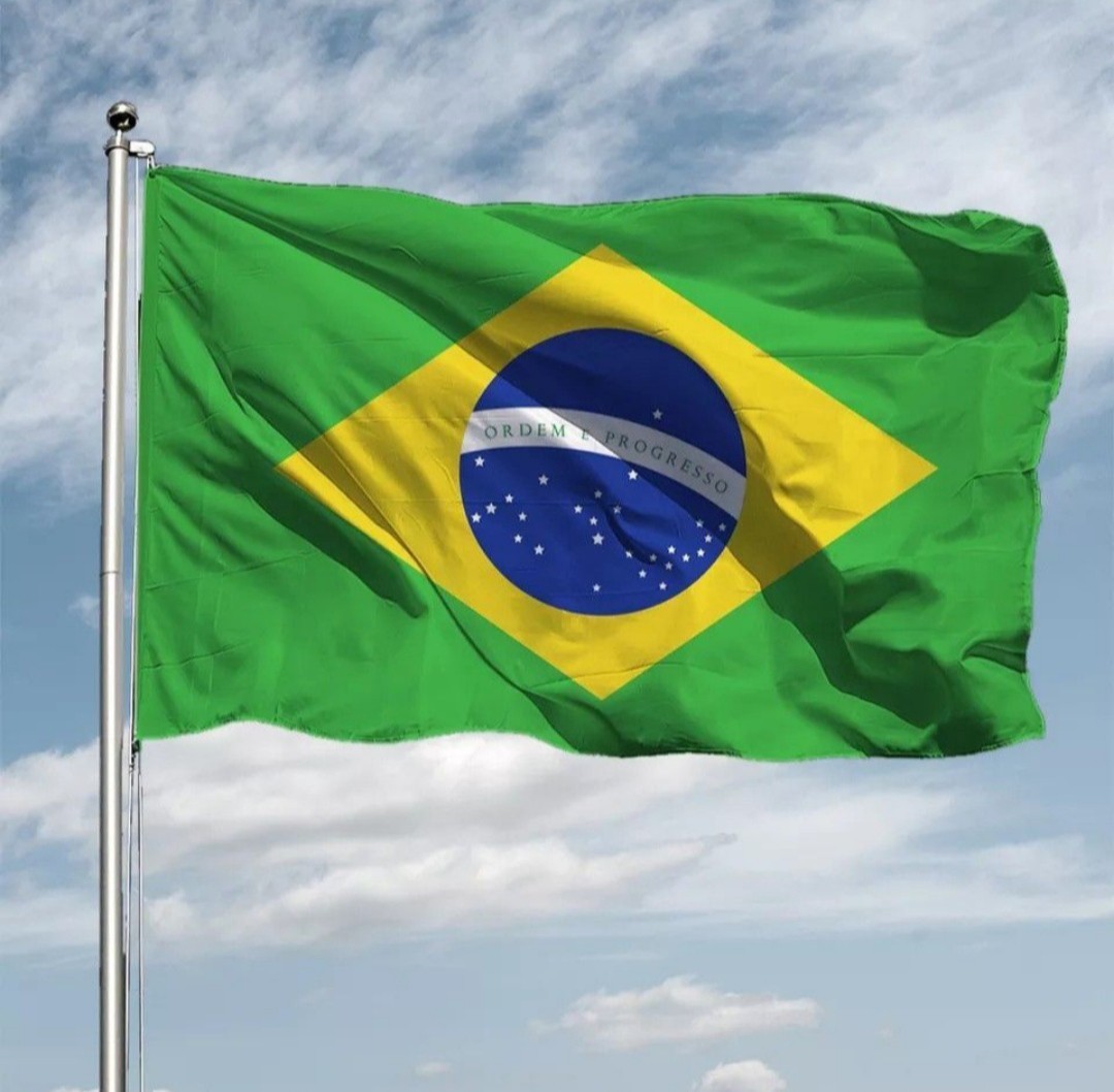 値下げしました~ブラジルの国旗s_画像1