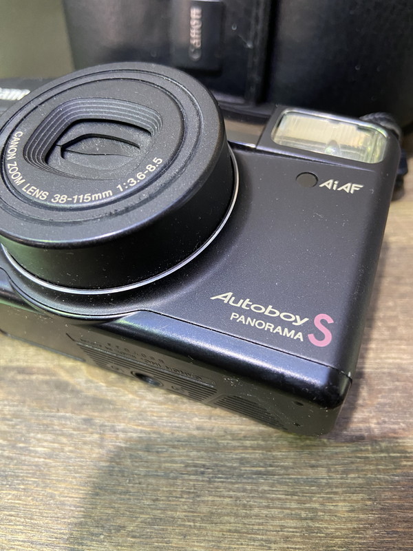 S-8◆1円～◆Canon Autoboy S PANORAMA コンパクトカメラ フィルムカメラ パノラマ 箱、取説付き_画像2