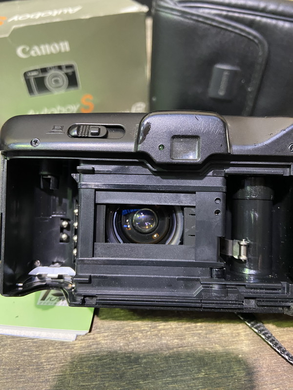 S-8◆1円～◆Canon Autoboy S PANORAMA コンパクトカメラ フィルムカメラ パノラマ 箱、取説付き_画像9