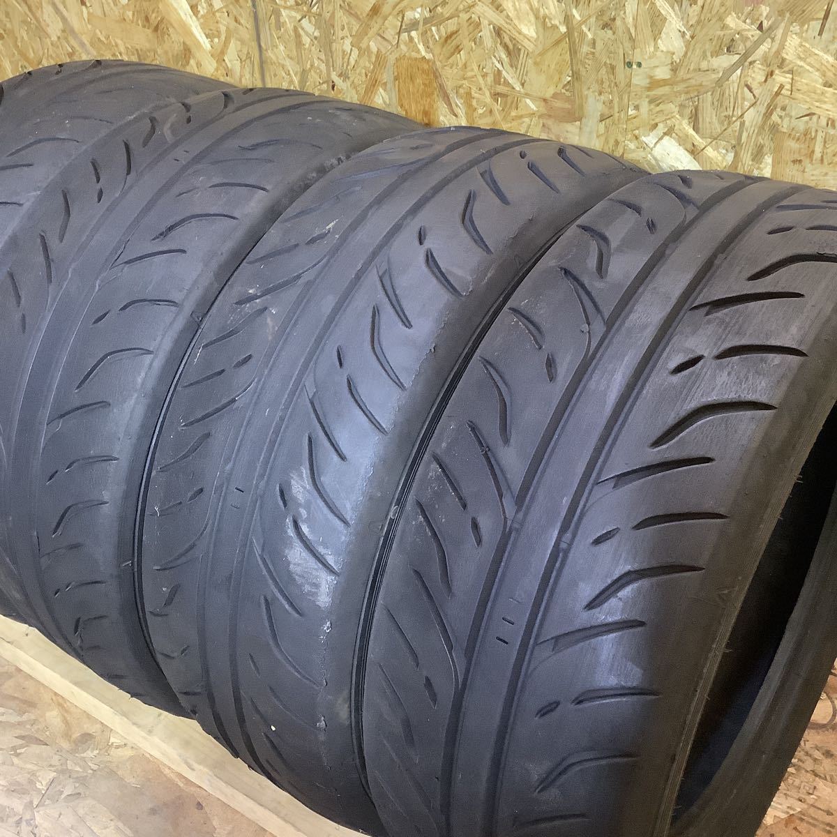 DUNLOP DIREZZA V01 ダンロップ 190/600R15 2022年製 4本セット 7分山_画像1