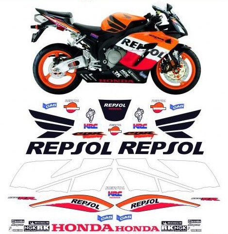 Yahoo!オークション - グラフィック デカール 車体用 / ホンダ CBR1000...