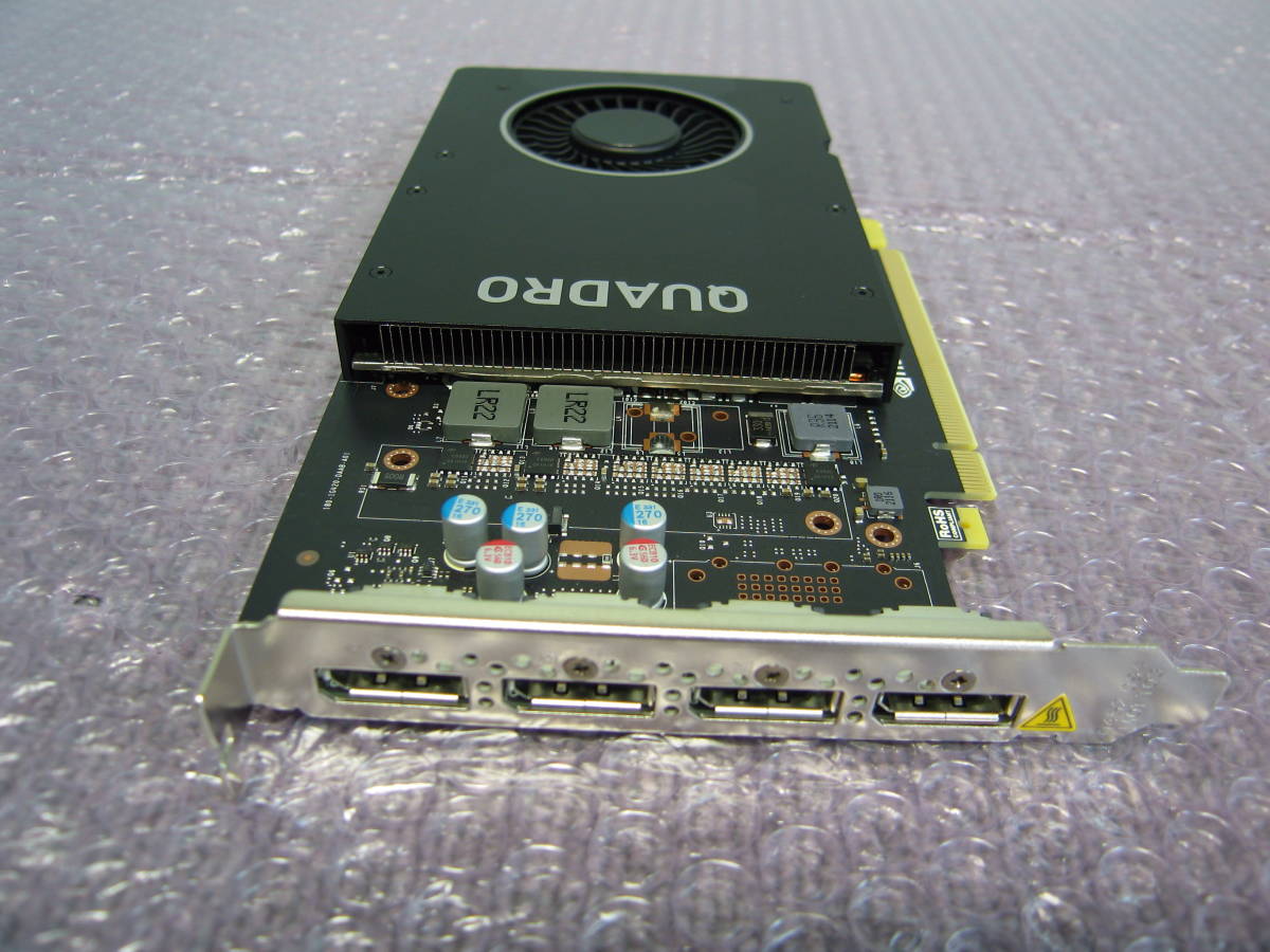 【送料無料】11台セット◎NVIDIA Quadro P2200 5GBメモリ ビデオボード 動作品 中古◎ _画像3