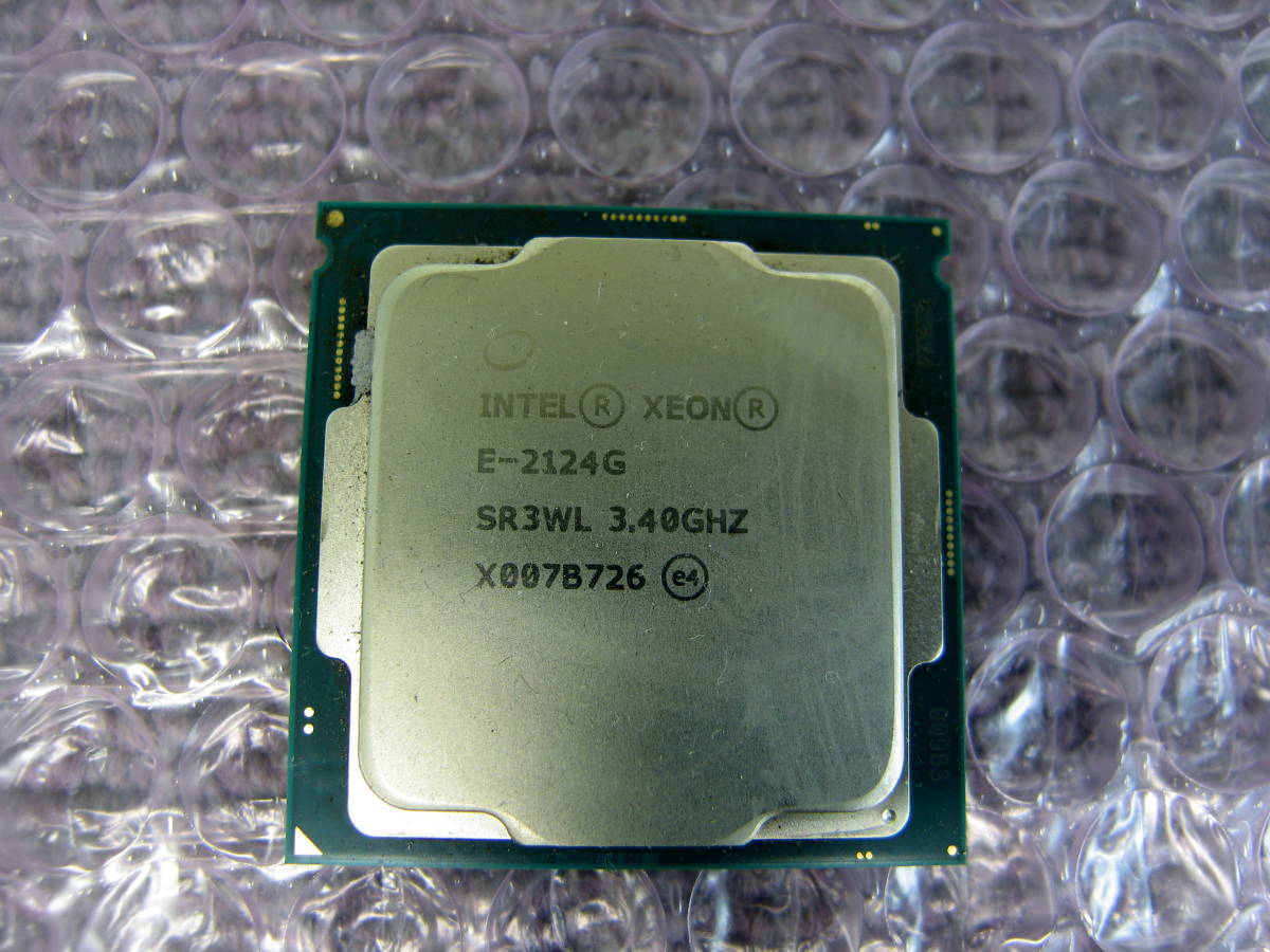 ◎CPU Intel XEON E-2124G SR3WL 3.40GHz 動作品 中古 複数入札可能 クリックポスト発送◎_写真は流用しています。