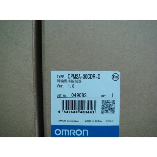 感謝の声続々！ 新品　OMRON/オムロン 　プログラマブルコントローラ　CPM2A-30CDR-D　保証付き その他