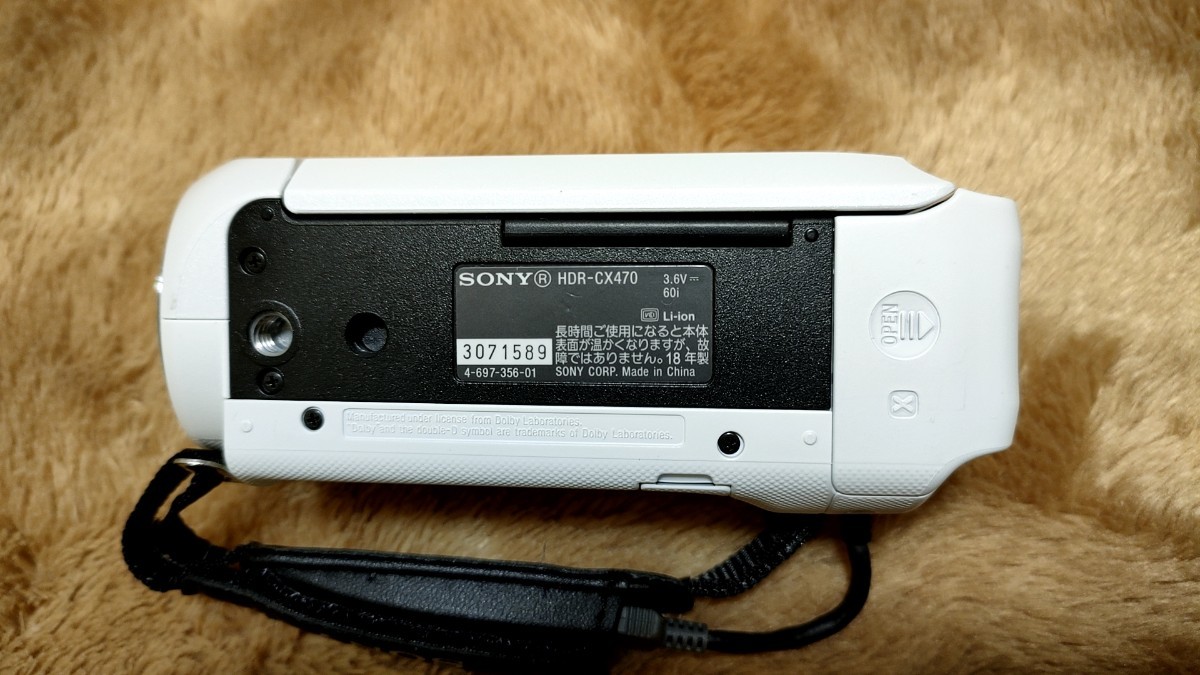 SONY HDR-CX470 動作未確認 (ジャンク品)_画像2