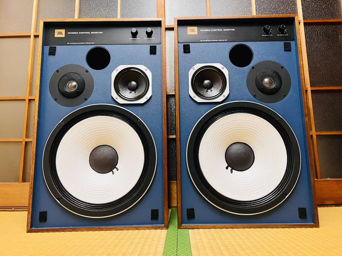 JBL 4312 MKII スピーカーのペア。 美しい製品。 徹底したメンテナンス。_画像1