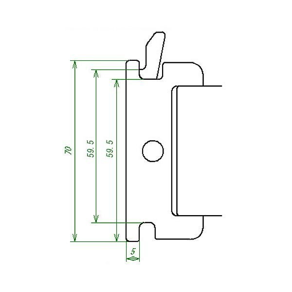 イリイ　3m-3ton荷締め機 ラッシングベルトレール用 ラチェットベルト TR-021RB　4本_画像4