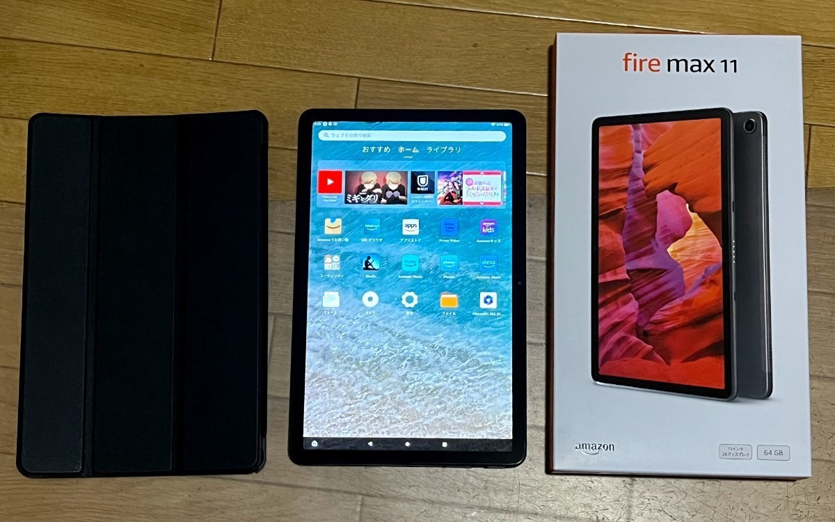 ほぼ新品　Fire Max 11 タブレット - 11インチ 2Kディスプレイ 64GB (2023年発売) ケース付き_画像1
