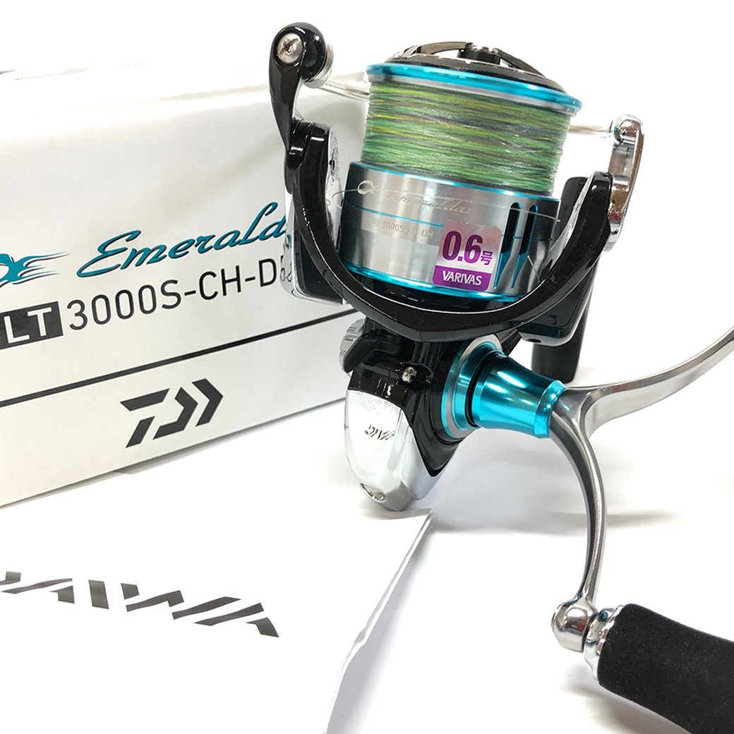 Q ダイワ 19 エメラルダス LT 3000S-CH-DH スピニングリール 箱 説明書|DAIWA EMERALDAS 釣具 リール_画像1