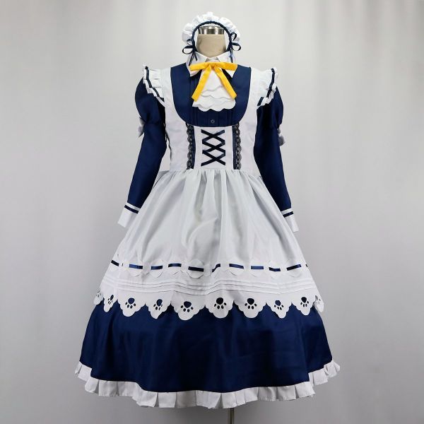 注目ブランド cos9303ロリータ風 メイド服 ワンピース コスプレ衣装(コスプレ コスプレ衣装