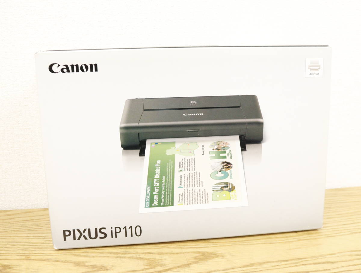 【未使用】Canon キヤノン PIXUS iP110 インクジェットプリンター モバイルプリンター 2G882_画像1