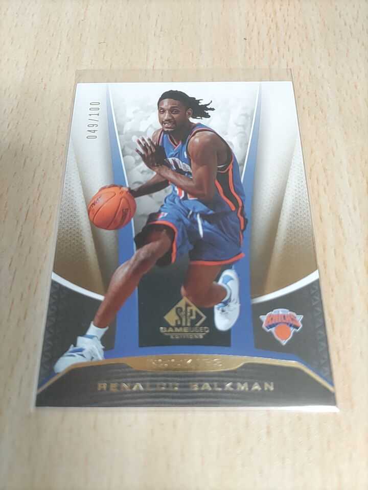 〇06-07 SP Game Used Gold R.Balkman バークマン RC 220 ###/100_画像1