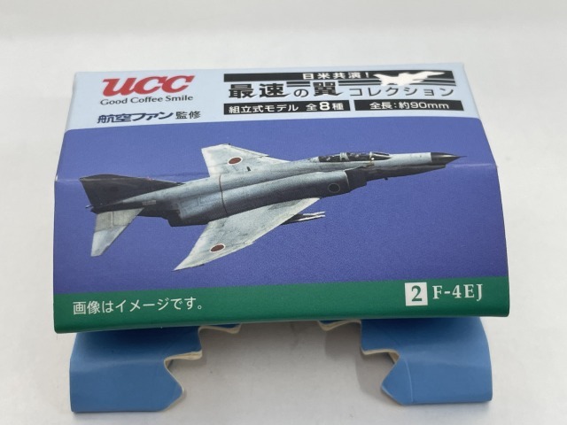 ■★ＵＣＣ　日米競演！最速の翼コレクション　2　Ｆ－４ＥＪ（日本）　（航空ファン監修/組立式モデル/全長約90ｍｍ）_画像1