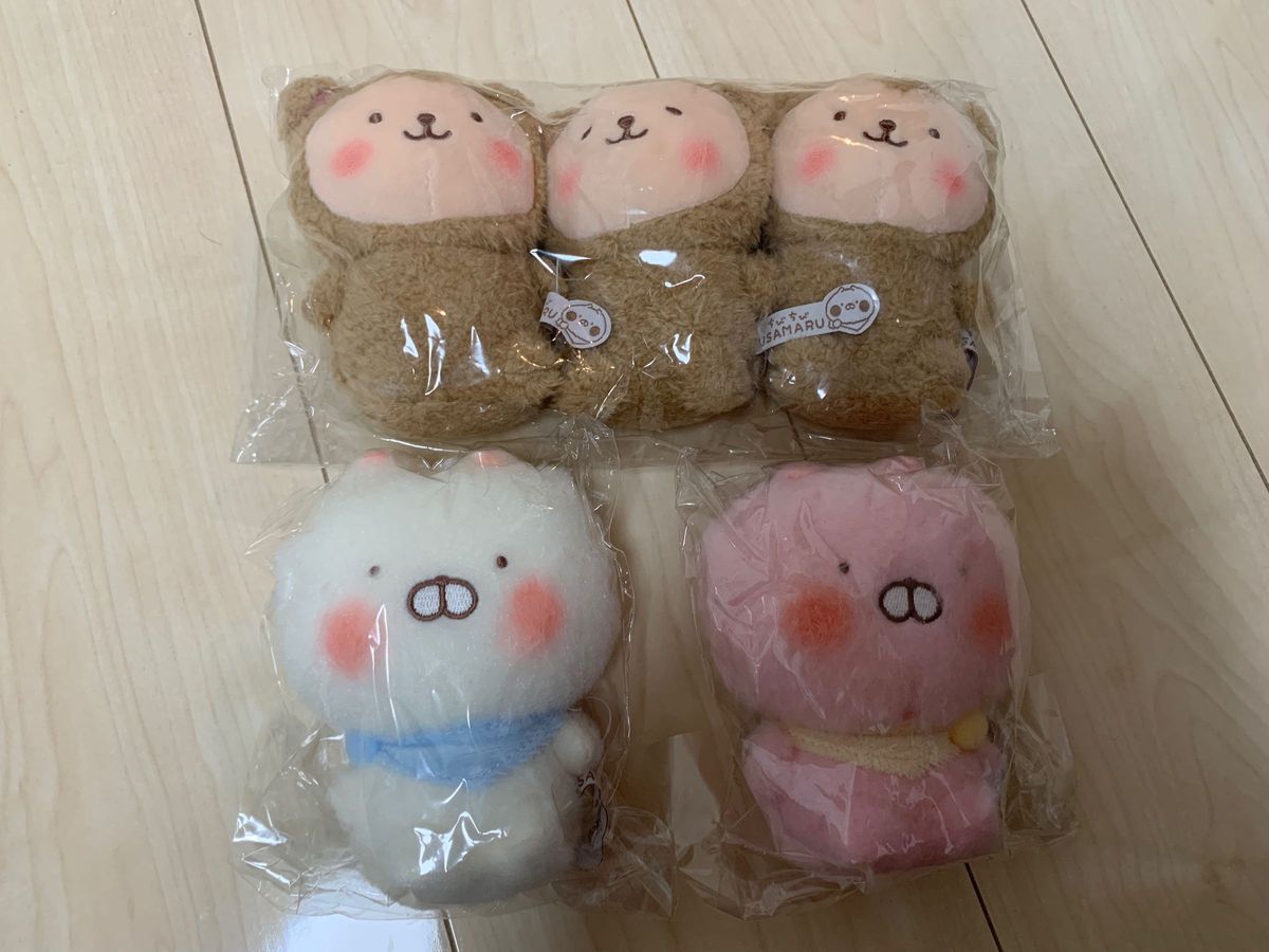 うさまる ちびちびうさまる ぬいぐるみ ビーンドール ひぃふぅ