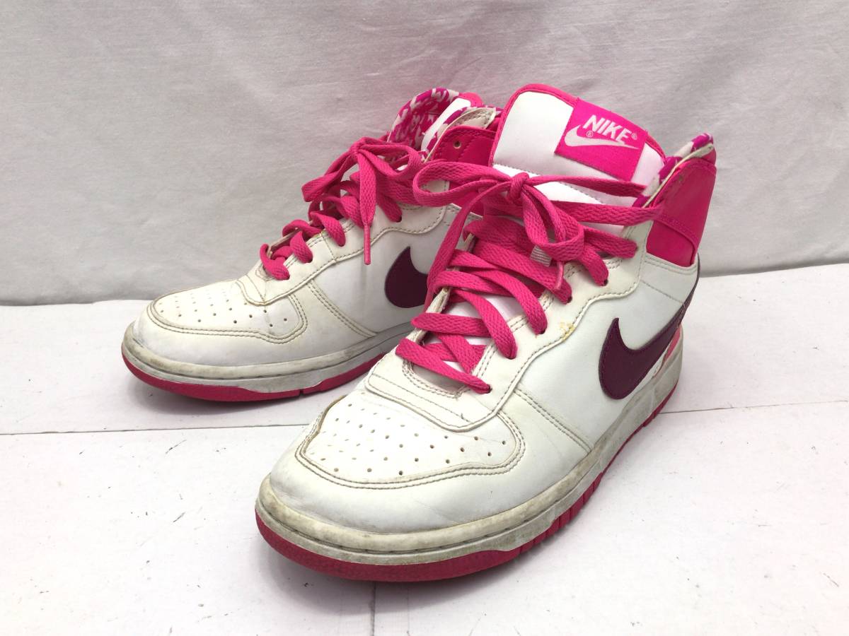 Yahoo!オークション - NIKE ハイカットスニーカー ピンクX Yahoo!オークション - NIKE ハイカットスニーカー ピンクX