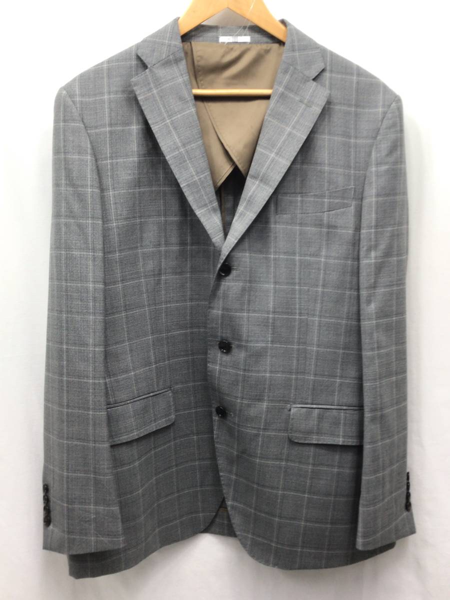 SUIT SELECT スーツセレクト セットアップ スーツ グレー チェック BB7 メンズ 23112403_画像2