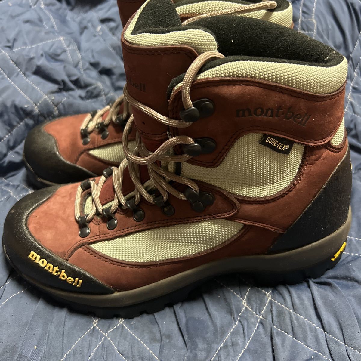 新品同様！モンベル　GORE-TEX トレッキングシューズ　25.5㎝　本革製ヌバック_画像2