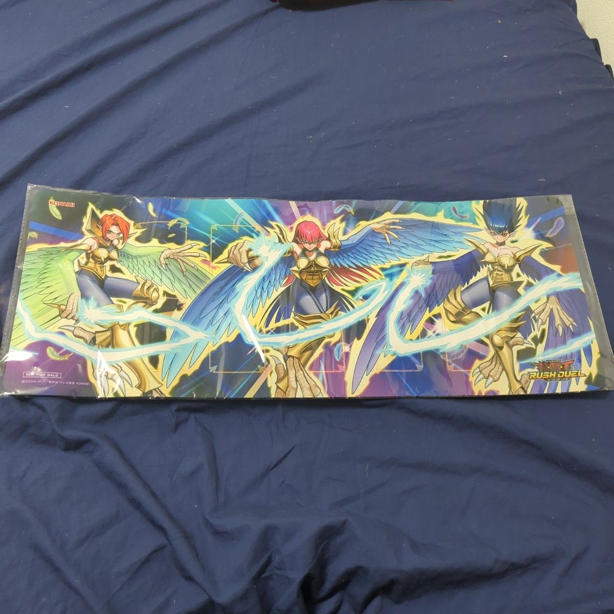 ラッシュデュエル】ハーピィ三姉妹 公式プレイマット 新品未開封 ラッシュデュエル】ハーピィ三姉妹 公式プレイマット 新品未開封