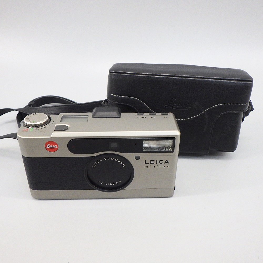 1円～ ※通電確認済み 現状品 Leica ライカ minilux 40mm 1:2.4 コンパクトフィルム カメラ 286-2266831【O商品】_画像1