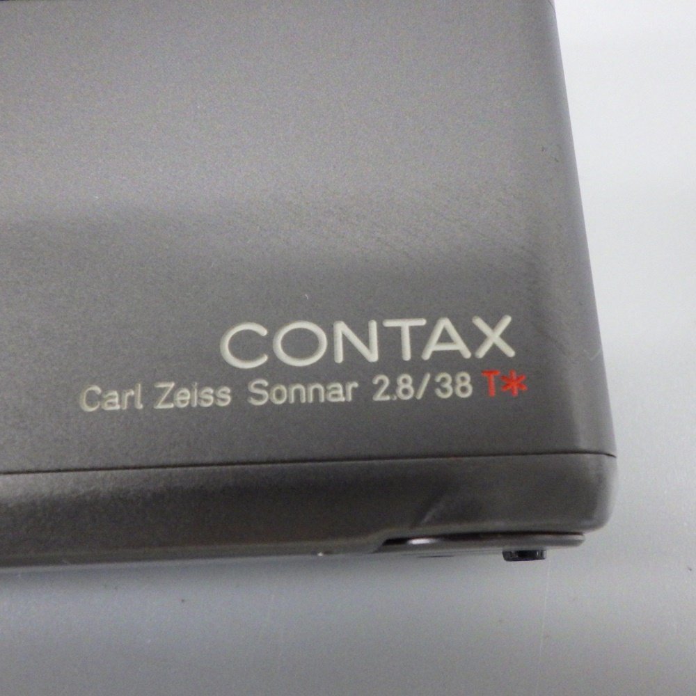 1円～ Contax コンタックス T2 グレー コンパクトフイルムカメラ 箱付き ※動作確認済み 現状品 動作不良あり カメラ 338-2220600【O商品】_画像7