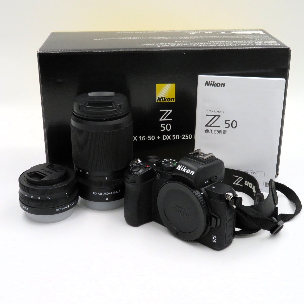 1円～ Nikon ニコン Z 50 ミラーレス一眼カメラ/50-250mm F4.5-6.3/ 16-50mm F3.5-6.3 箱付 通電確認済 現状品 y291-2241368【Y商品】_画像1