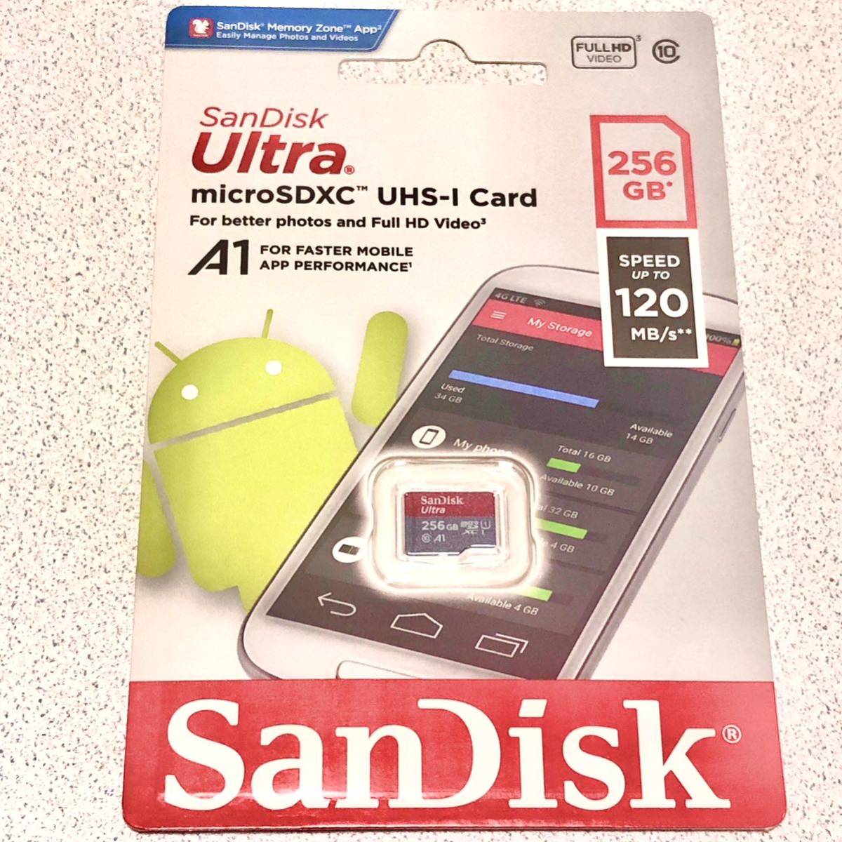 SanDisk Ultra microSDXC UHS-I Card 256 GB ★D73大容量メモリカード sdカード マイクロsdカードサンディスク microSDHC_画像1