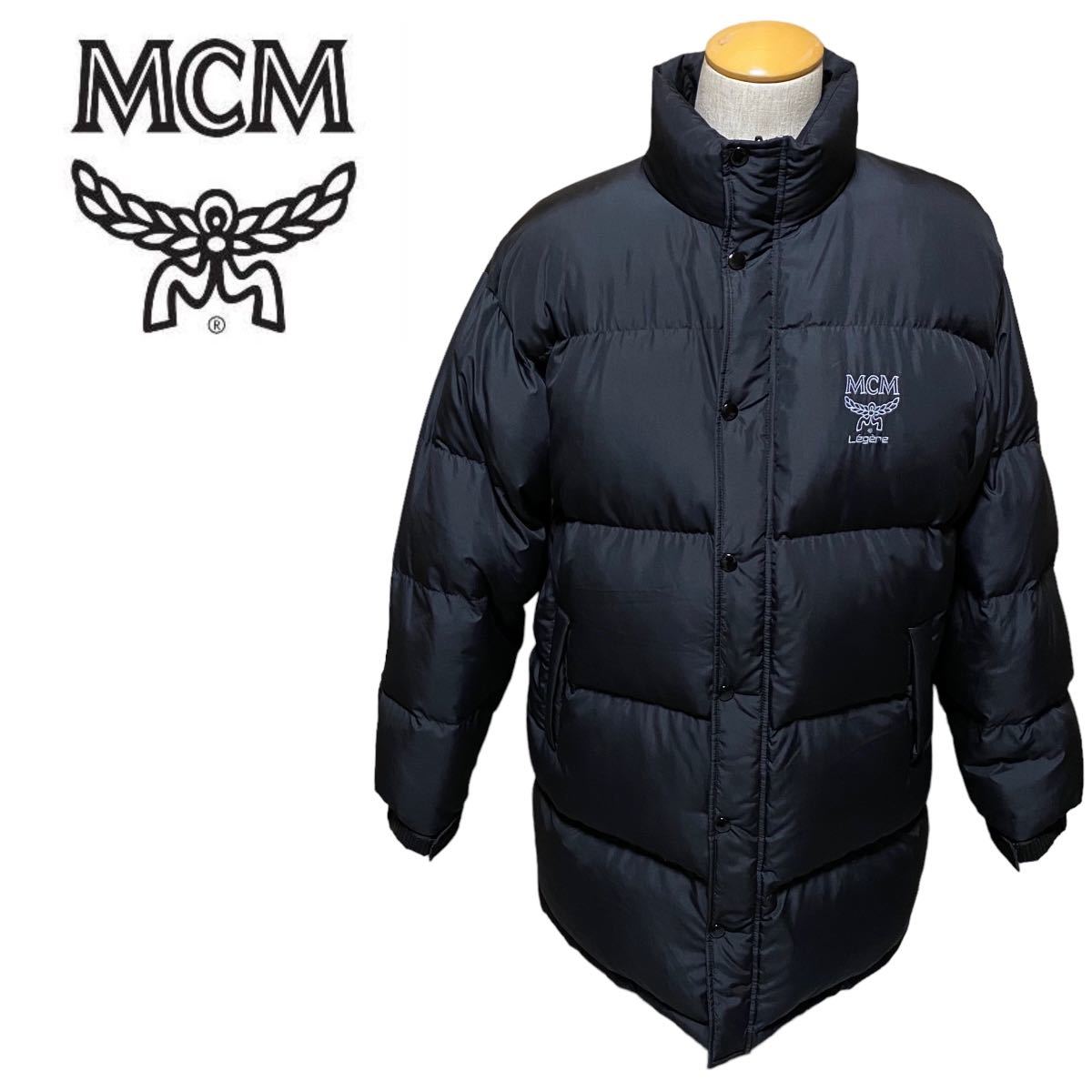 【MCM】美品　ダウンジャケット　ダウンコート　最高級　肉厚　メンズ　Lサイズ