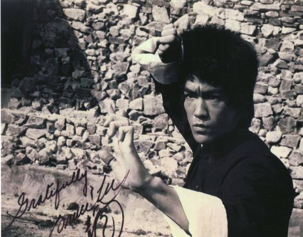 1973年 燃えよドラゴン Bruce Lee ブルース・リー サイン フォトの画像2