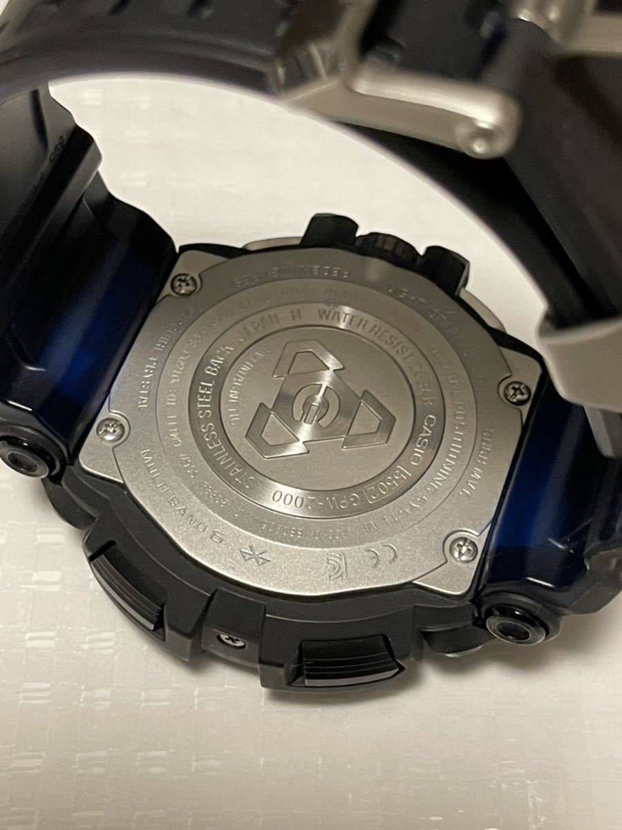 カシオ G-SHOCK グラビティマスター／スカイコックピット ／GPW-2000-1A2JF【極美品】_画像7