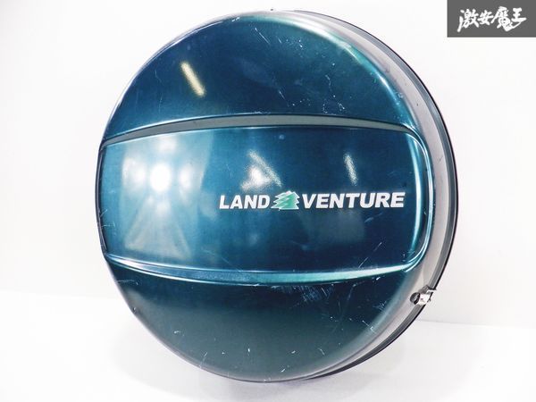 スズキ純正 JB23W ジムニー LAND VENTURE ランドベンチャー スぺアタイヤカバー 背面カバー エアロ 外装 グリーン 即納 棚31_画像2