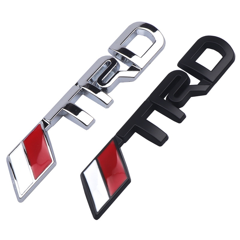 【送料込】TRD(トヨタテクノクラフト) 3Dエンブレム ブラック ミニサイズ 金属製 トヨタ_画像2