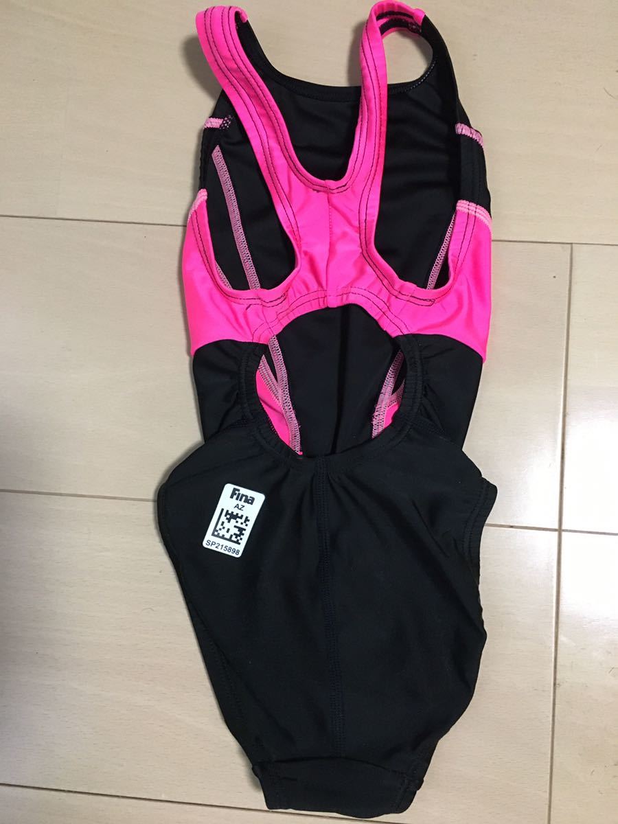 .. swimsuit lady's for girl high leg type One-piece Speed Speedo FINA Mark attaching 120 size cleaning settled 