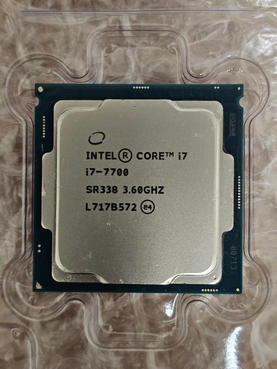 ジャンク品】CPU インテル Intel Core I7-7700 プロセッサー 中古 動作
