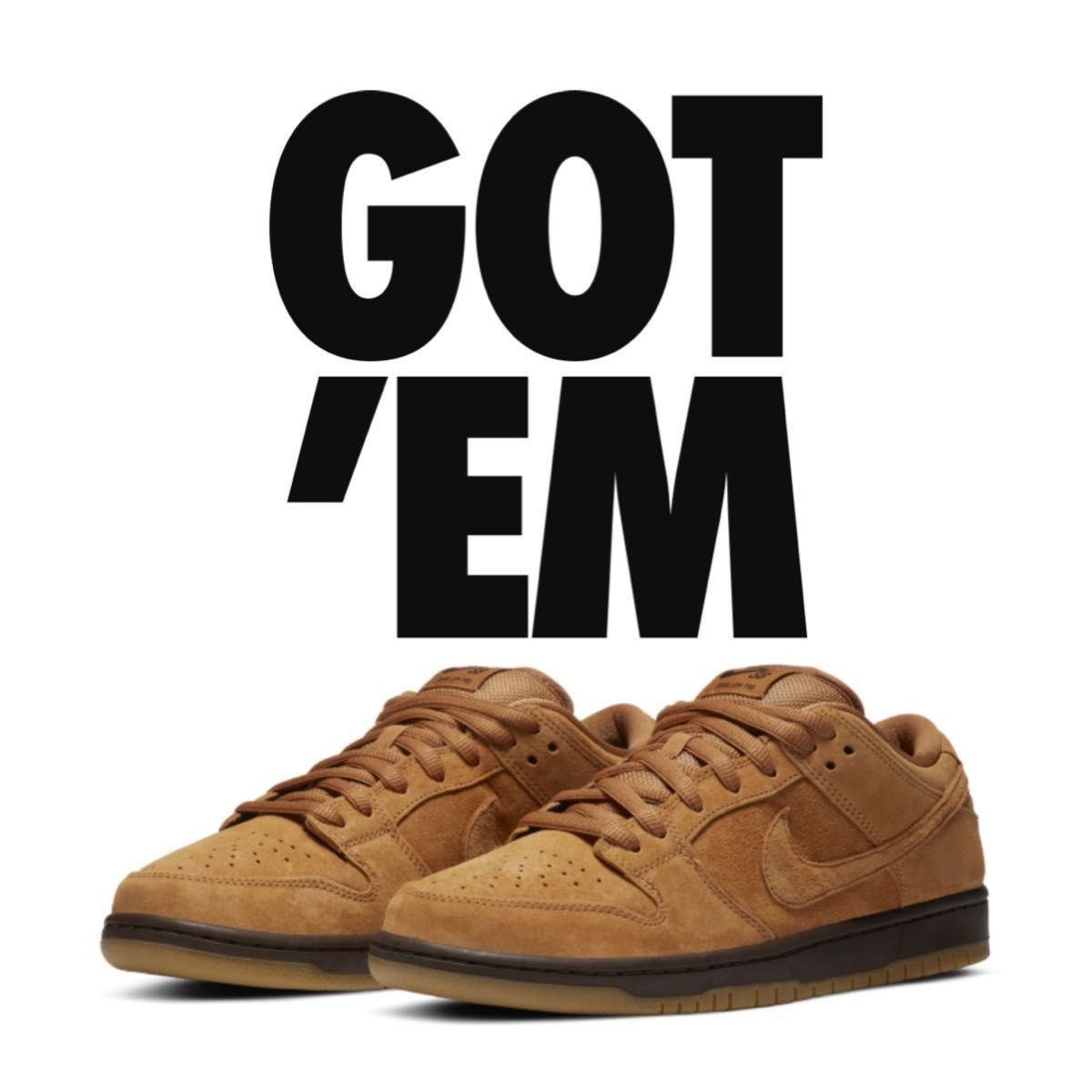 Nike SB Dunk Low Pro "Wheat" ナイキ SB ダンク ロー プロ "ウィート" 27.5cm